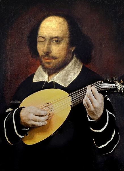 Shakespeare on the Lute winking